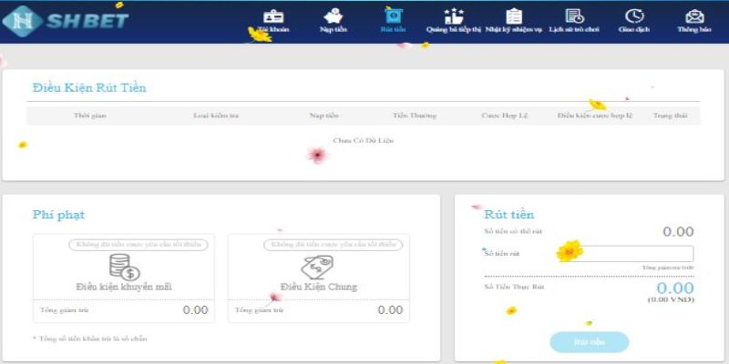 Hướng dẫn rút tiền từ SHbet 